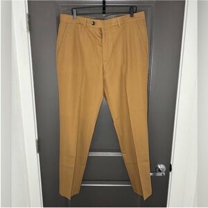 TODD SNYDER Italian Cotton Sutton Trouser in Acorn Umber | 36W x 32L | NWT